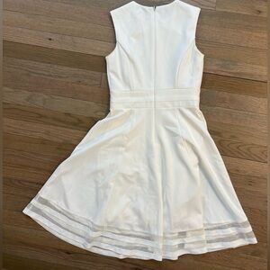 Calvin Klein White Sleeveless Dress Spring New W/ tags size 8 women’s gorgeous!